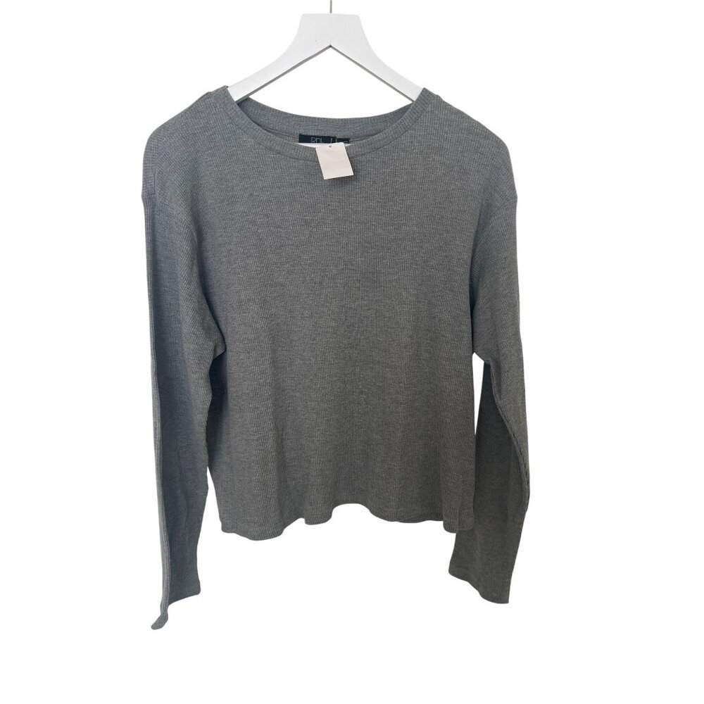 RDI Heather Gray Thermal Long Sleeve Top